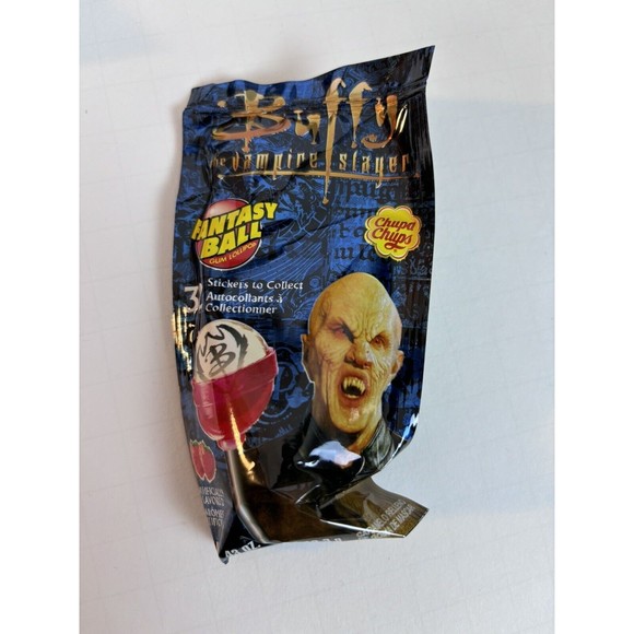 1999 Buffy The Vampire Slayer Fantasy Ball Chupa Chups Lollipop New In Package - Picture 1 of 2